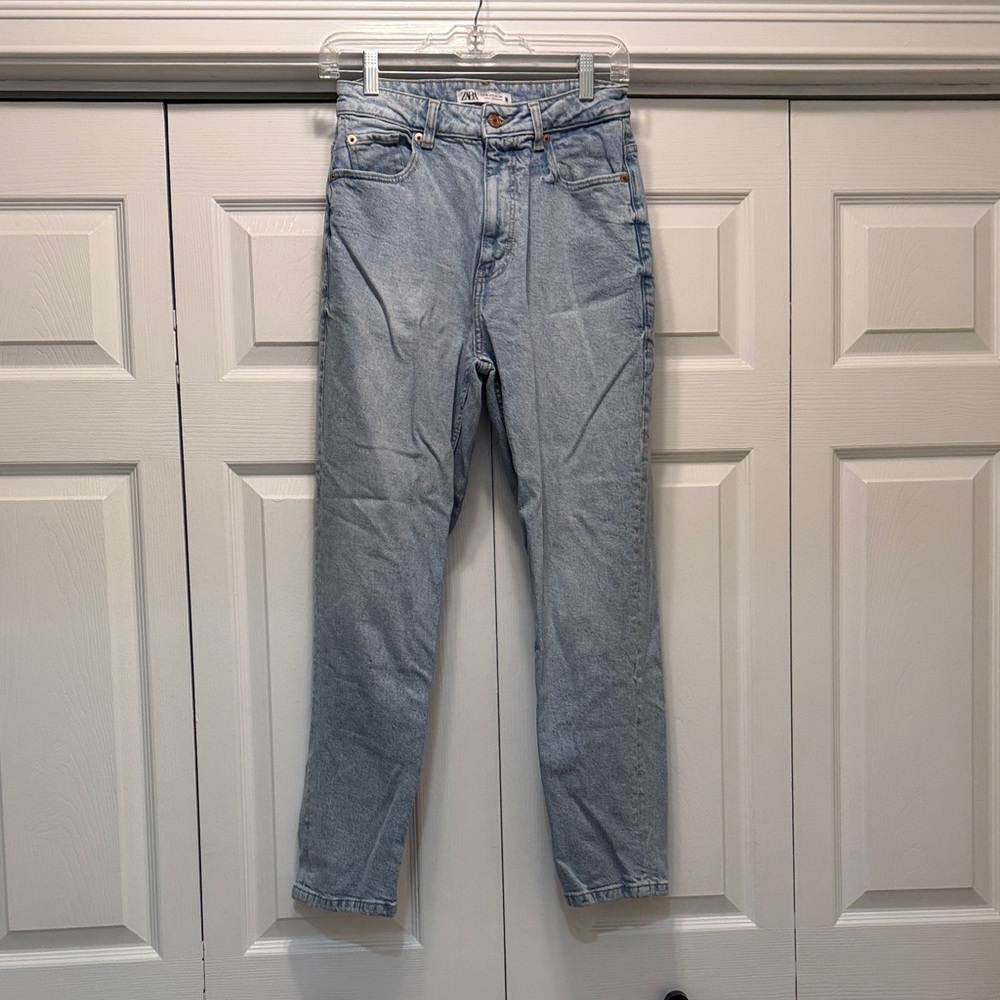 Zara Light Blue Slim Fit Jeans